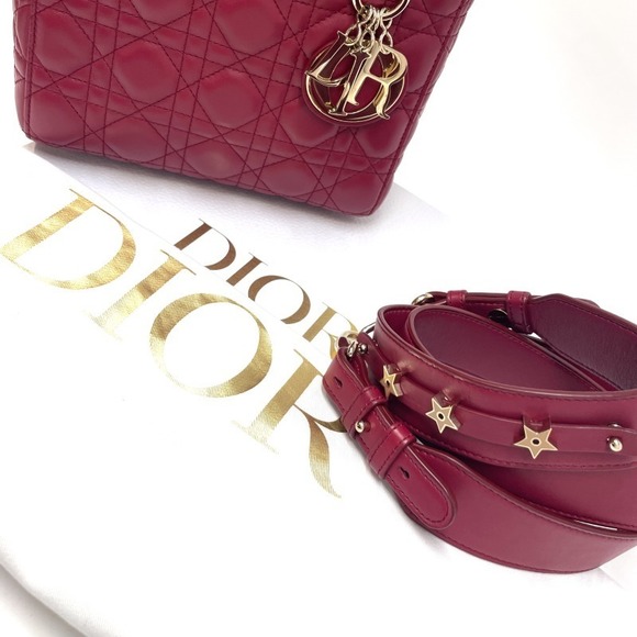 Christian Dior Lady Dior My ABCDior Lambskin Small - Red - Picture 8 of 8